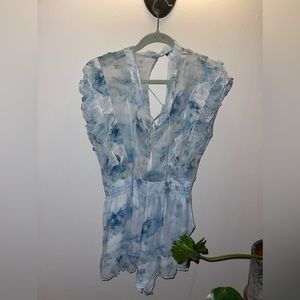 IRO Cruis Printed Playsuit